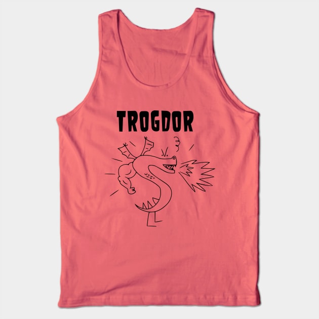 Trogdor Christmas Tank Top by NobleTeeShop